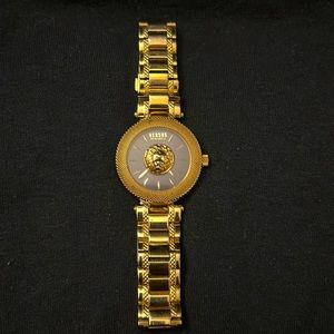 Unisex Gold Versace Watch